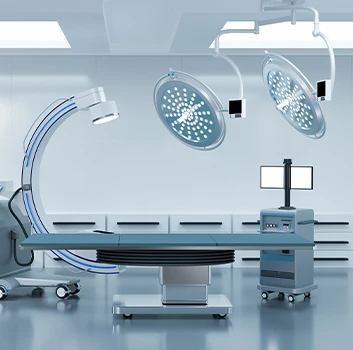 Medical equipment on display